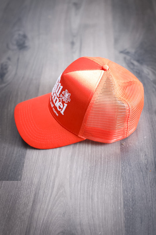 "Peace will come" Satin Trucker - Sunrise color way