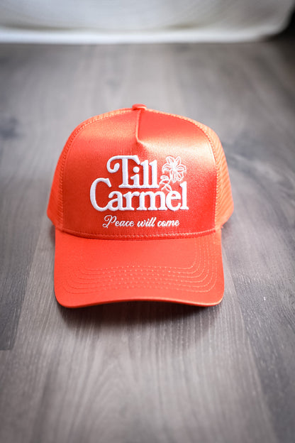 "Peace will come" Satin Trucker - Sunrise color way